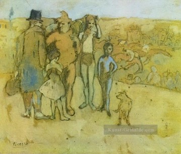  kubist - Famille saltimbanques tude 1905 kubist Pablo Picasso